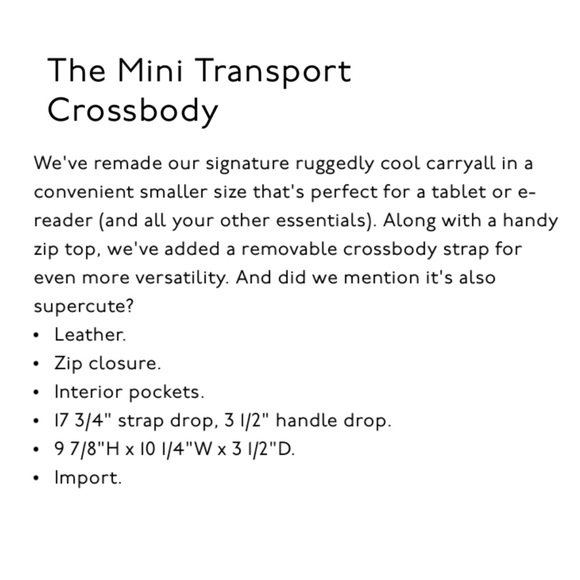 Madewell The Mini Transport Crossbody